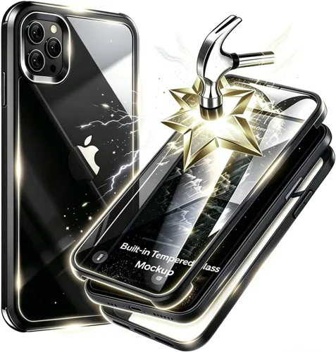 Miniatura 13 de Funda para iPhone 11 con protector de pantalla [vidrio templado 9H integrado], protección de cuerpo completo 360 de doble capa protectora