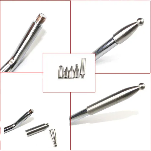 Miniatura 3 de Herramientas de reparación de abolladuras sin pintura Puntas de varilla de abolladuras de automóvil Kit de eliminación de abolladuras de autocuerpo