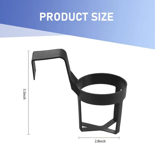 Miniatura 2 de 2 PCS Portavasos para Coche, Diseño Portátil y Antideslizante y Antifricción, Almacenamiento en el Coche para Bebidas, Teléfono, Taza de Té durante