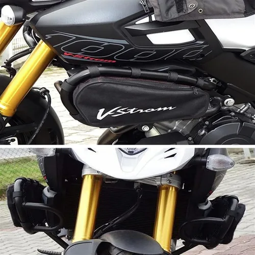 Miniatura 5 de Protector Frames for Suzuki V-Strom DL1000 VSTROM DL 1000 2014-2021 2020 Motorcycle Frame Crash Bar Waterproof Repair Bag Positioning Tool Bag Crash