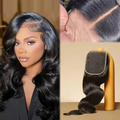 Miniatura 39 de Triippy Raw Hair 13x4 HD Lace Closure Body Wave #613 Blonde Color More Less Shedding than Regular Virgin Hair,0.10mm Ultra-Thin 13x4 Swiss Real HD