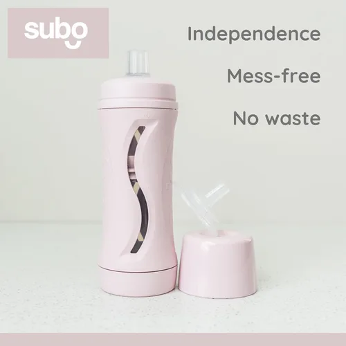 Miniatura 8 de Subo Baby Food Bottle Alimentador automático para bebés sin ensuciar Diseño libre de apretar para purés, batidos, yogur, avena o líquidos Musk