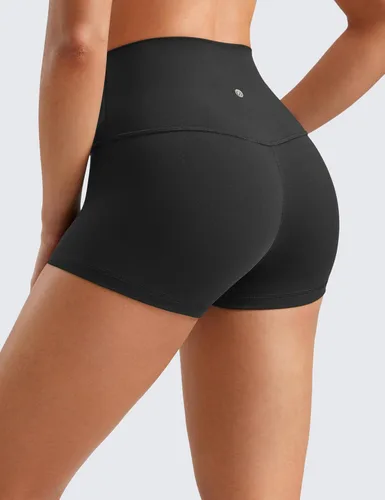 Miniatura 54 de CRZ YOGA Butterluxe - Pantalones cortos de ciclismo de cintura alta para mujer, 2.5 pulgadas, yoga, entrenamiento, elastano, correr, voleibol