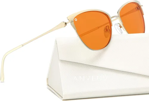 Miniatura 45 de ANYLUV Gafas de luz azul para mujeres y hombres, lentes de bloqueo de luz azul para mujer, anteojos de computadora antifatiga ocular