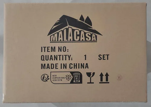 Miniatura 11 de MALACASA Series Elisa - Juego de vajilla de porcelana cuadrada de 24 piezas, color blanco con borde negro, juego de platos modernos para 6 platos