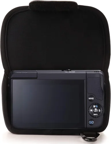 Miniatura 6 de MegaGear Funda para cámara Canon EOS M10 sin espejo con lente de 0.591-1.772 in (negro)