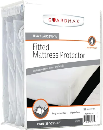 Miniatura 18 de Guardmax Jersey Knitted Sleeper Sofa Size Mattress Protector - Waterproof & Dust Mite Proof Mattress Cover with Stretchable Pockets - Soft
