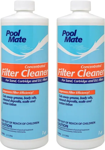 Miniatura 7 de Pool Mate Limpiador concentrado de filtro de piscina de 1 cuarto de galón, fabricado en Estados Unidos