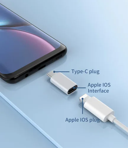 Miniatura 3 de Paquete de 3 adaptadores Lightning hembra a USB-C macho, tipo de carga para iPhone 11, iPad Pro, Samsung Galaxy S20, Note 10, LG V50, HTC U12, Nexus