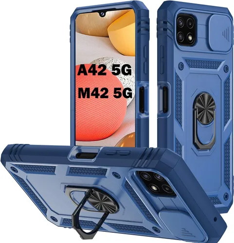 Miniatura 81 de PASNEW Funda para Samsung Galaxy A54, Soporte Metálico y Cubierta Deslizante para Cámara, Militar Multicapa Resistente de Cuerpo Completo a Prueba
