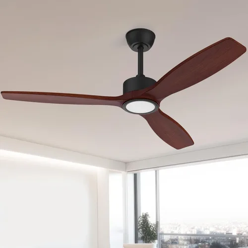 Miniatura 8 de cumilo Ventiladores de techo inteligentes de 52 pulgadas con luz y control remoto, luces LED regulables, motor de CC silencioso, control a través