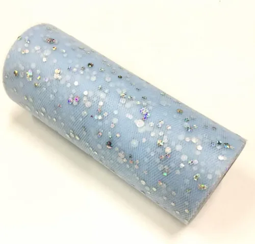 Miniatura 48 de Rollo de tul con lentejuelas con purpurina, decoración de boda, suministros de organza para fiestas de cumpleaños, carrete de tela, vestido tutú