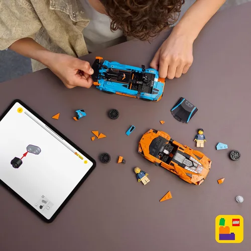 Miniatura 6 de LEGO Speed Champions Lamborghini Revuelto & Huracán STO Juguetes de Coches - Juguete de Construcción para Juego de Simulación para Niños y Niñas