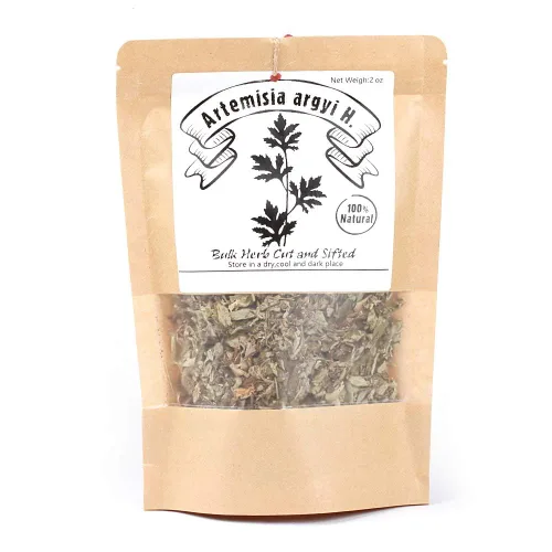 Miniatura 3 de EidolonGreen [Hierba medicinal de China] Artemisia Artemisia Artemisia seca (ai ye/ aihao/ Ajenjo oriental) Hierbas secas 100% naturales a granel