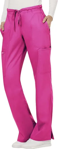 Miniatura 8 de Cherokee - Pantalones quirúrgicos elásticos Workwear Revolution WW120 para mujer, suaves y con cordón ajustable