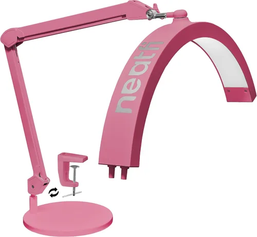Miniatura 11 de Neatfi Lámpara de mesa LED media luna para esteticistas, técnico de uñas y cosmetóloga para arte de manicura, facial, depilación, hilo y tatuajes