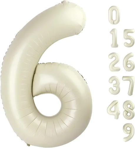 Miniatura 363 de Globos de números de 5 globos de 40 pulgadas, decoraciones de cumpleaños azules para niños y niñas, globos de números azul marino grandes
