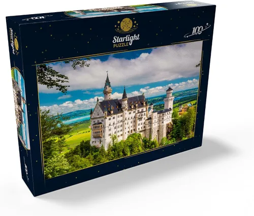 Miniatura 2 de MyPuzzle Neuschwanstein Castle On A Summer Day in Germany - Rompecabezas prémium de 100 piezas para adultos