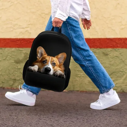 Miniatura 77 de HUGS IDEA Los animales frescos 3D niños escuela libro bolsa niños impresión mochilas, Baloncesto, Moderno