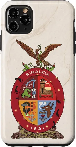 Miniatura 13 de iPhone 13 Pro Max Bandera de Sinaloa y fondo elegante - Funda Sinaloense Pride