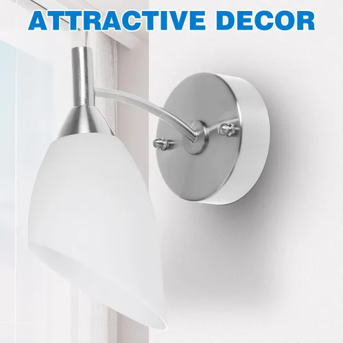 Miniatura 5 de Baluue Pantalla de herradura, 5 unidades, cubiertas de plástico para lámparas de mesa y de pie, fácil instalación, accesorio de pantalla protectora