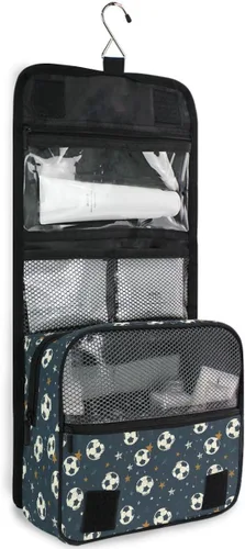 Miniatura 3 de Neceser colgante de viaje -326 - Kit de fútbol para maquillaje, organizador de cosméticos para hombres y mujeres
