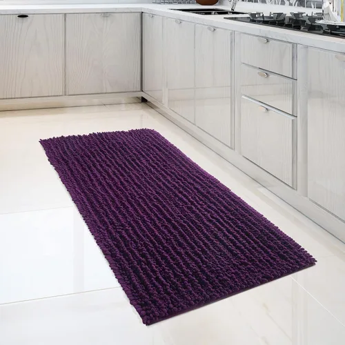 Miniatura 48 de FLOLEOPA Alfombras de Baño de Microfibra de Felpa Suave, Alfombras de Baño Absorbentes Antideslizantes Lavables a Máquina, Tapetes de Baño para Beige