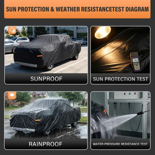 Miniatura 2 de Kayme Funda impermeable para automóvil deportivo para todo tipo de clima. Consulta la tabla de tallas del vehículo para un ajuste preciso. Cubierta