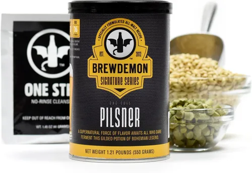 Miniatura 6 de Kit de cerveza premium con botellas: fermentador cónico elimina los sedimentos y hace una cerveza casera de gran sabor - Recetas Pilsner, Stout e