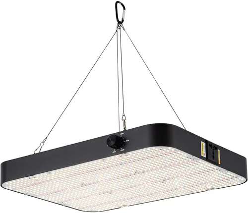 Miniatura 13 de FECiDA Luz LED de crecimiento equivalente a 600 W, luz de espectro completo de 65 W, 0 a 100% regulable, cadena de margarita, ventilador