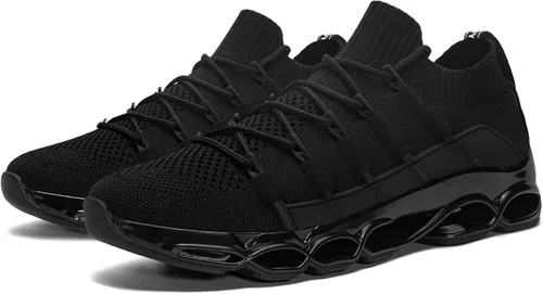 Miniatura 6 de DYKHMATE Zapatos de punta de acero para hombres y mujeres, zapatillas de seguridad ligeras, tenis con punta de acero, zapatos de trabajo