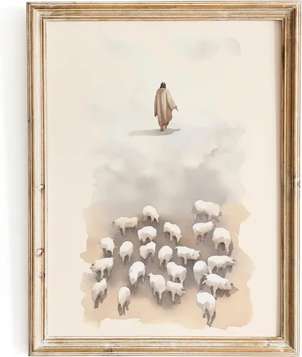 Miniatura 35 de ESSEN Life Sobre la tierra Colosenses 3:2, póster bíblico de arte de pared, decoración cristiana, escritura, versículo de la Biblia, decoración