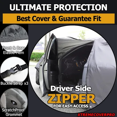 Miniatura 4 de Funda de coche compatible con Chevy Aveo de 4 puertas XTREMECOVERPRO Diamond Series 2007 2008 2009 2010 2011 negro