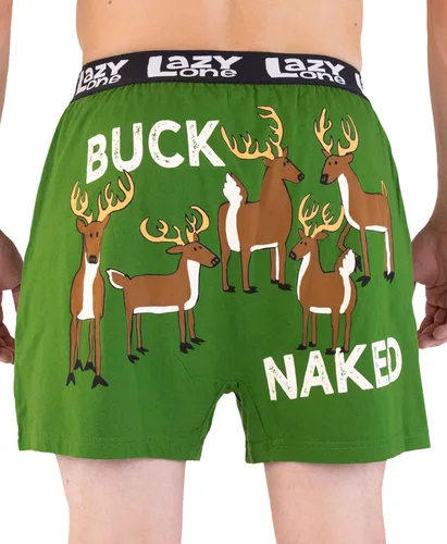 Miniatura 68 de Lazy One Divertidos boxers de animales, ropa interior humorística, novedosos pantalones cortos, regalos de broma para hombres