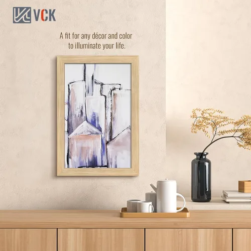 Miniatura 296 de VCK Marcos para póster de madera maciza de 22.375 x 34 pulgadas, marco de fotos A1 negro con montaje en pared, paquete de 3