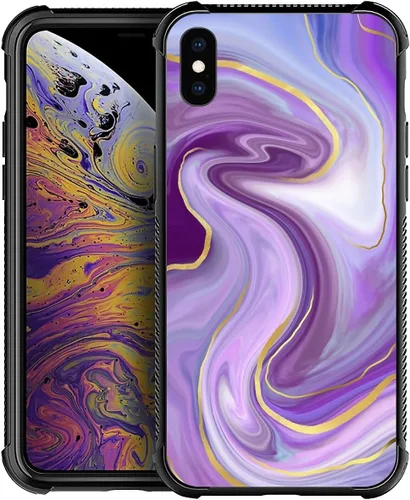 Miniatura 58 de Funda compatible con iPhone Xs, diseño de plexiglás X para niños y hombres, diseño de lobo malo, a prueba de golpes, antiarañazos, para iPhone X/Xs
