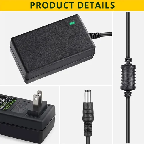 Miniatura 2 de Facmogu DC 5V 4A Convertidor de AC a DC, Fuente de alimentación de AC 100-240V a DC 5 Volt 4 Amp 20W Adaptador de corriente conmutada, Adaptador