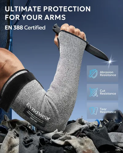 Miniatura 2 de Evridwear Mangas protectoras resistentes al corte Mangas de jardinería Protectores de brazo para piel fina y moretones Agricultura, industrial
