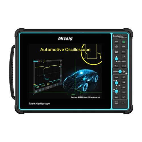 Miniatura 9 de Osciloscopio digital para tableta automotriz Micsig, 4 canales, pantalla táctil de 10.1 pulgadas, ancho de banda de 100 MHz, frecuencia de muestreo