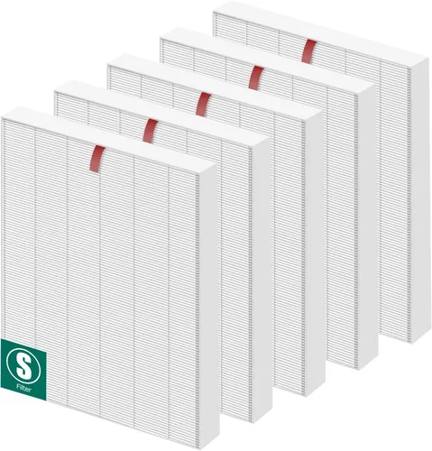 Miniatura 9 de Filtro de reemplazo C545 S para purificador de aire Winix C545, reemplaza 1712-0096-00 2522-0058-00, paquete de 3 filtros H13 Ture HEPA de Blanco