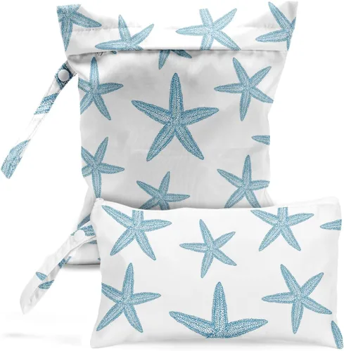 Miniatura 8 de Bolsa húmeda, bolsa húmeda para traje de baño, viajes, playa, piscina, pañales, ropa sucia de yoga, gimnasio, artículos de tocador, bolsa