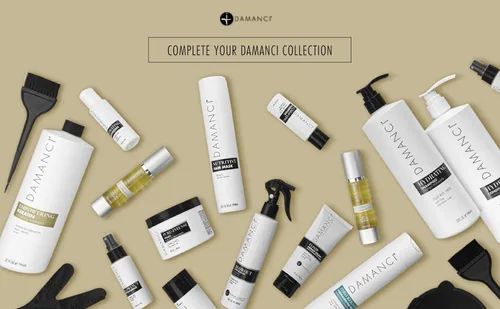Miniatura 2 de DAMANCI Champú hidratante con queratina, sin sal, sin parabenos ni sulfatos, restaura el cabello y elimina el encrespamiento, con colágeno y aceite