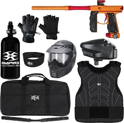 Miniatura 8 de Action Village Empire Mini GS TP Level 3 Kit de pistola de paintball protector