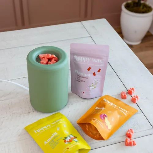 Miniatura 8 de Happy Wax Florence - Cera perfumada de oso para derretir – infundida con aceites esenciales – No tóxica – (bolsa de 4 onzas)