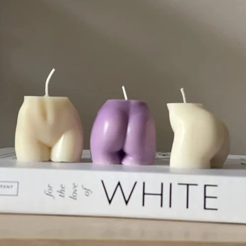 Miniatura 2 de Molde de cuerpo de silicona sexy con curvas a tope para mujer, molde 3D, molde inferior femenino para colgante de resina, vela de tallado de yeso