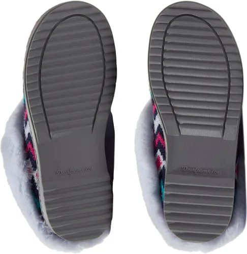 Miniatura 5 de Dearfoams Pantuflas de punto de chenilla Hannah para mujer
