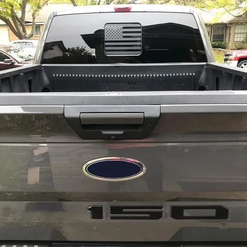 Miniatura 2 de Xinghe Calcomanías para Ford F150 F250 F350 2015-2025 2026, calcomanías de bandera estadounidense para ventana trasera de camión, accesorios