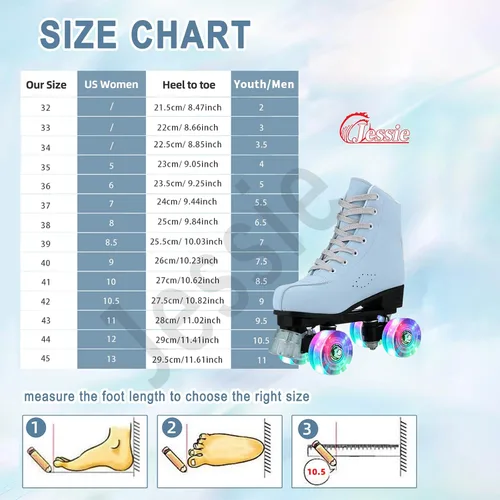 Miniatura 5 de jessie Patines de ruedas para mujer, patines esmerilados, ajustables, holográficos, para mujeres, patines de velocidad para mujeres, patines