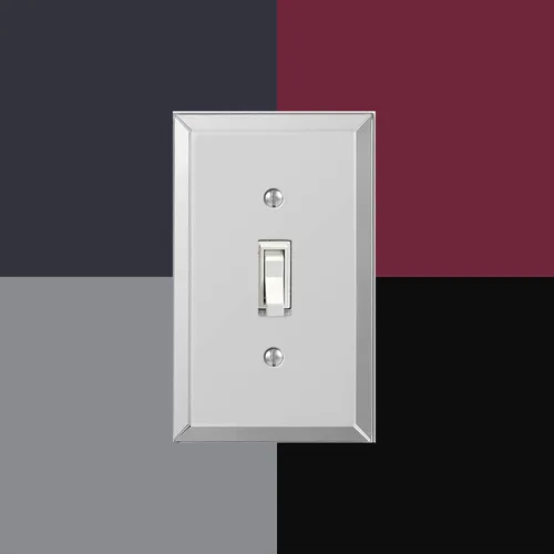 Miniatura 4 de Amerelle 66TTT - Placa de pared de espejo, 3 palancas, acrílico, transparente, paquete de 1