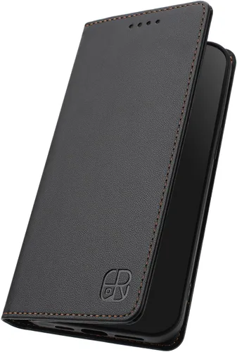 Miniatura 4 de Compatible con Blackview Oscal Flat 1c Flip Kickstand Magnetic Closure Wallet case Funda Negro